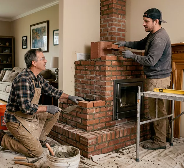 Certified Brick Fireplace Installation Company: Your Local Masonry Fireplace Contractors in Perth Amboy, NJ