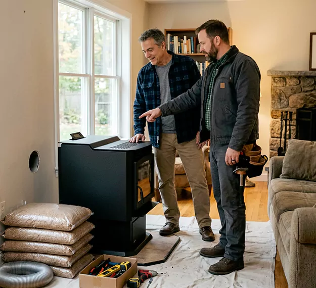 Why Perth Amboy Homeowners Choose Our Pellet Fireplace Installation Team?