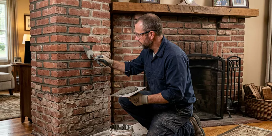Repointing Brick Fireplace Perth Amboy