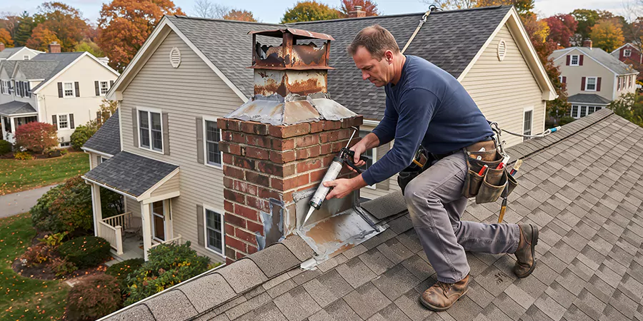 Chimney Chase Flashing Repair Perth Amboy