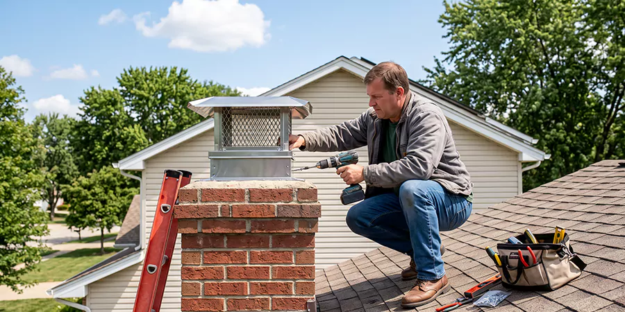 Chimney Top Cover Installation Perth Amboy