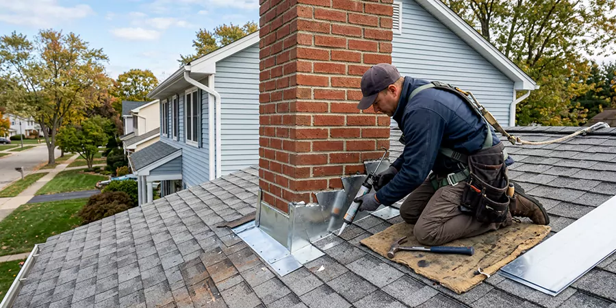 Roof and Chimney Flashing Leak Repair Perth Amboy