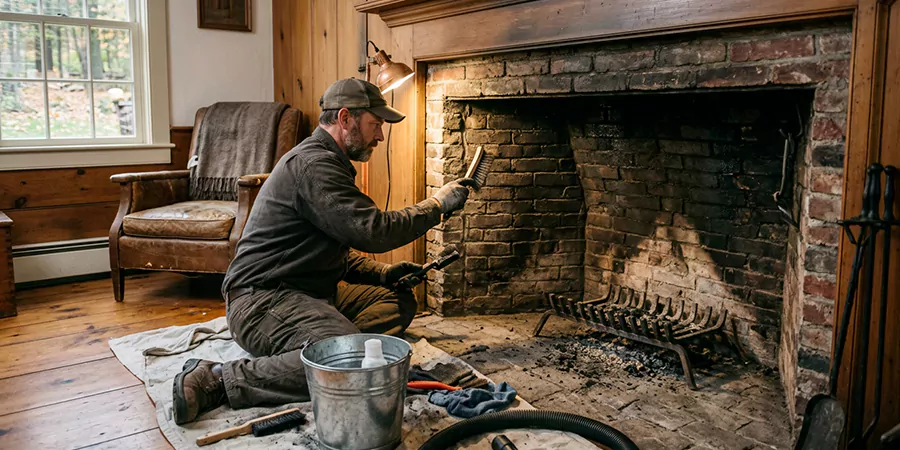 Inglenook and Coal Burning Fireplace Restoration Perth Amboy