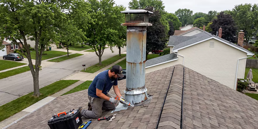 Stone, Stucco, and Metal Chimney Leak Repair Perth Amboy