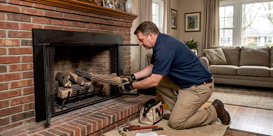 Propane Fireplace Logs Installation Perth Amboy