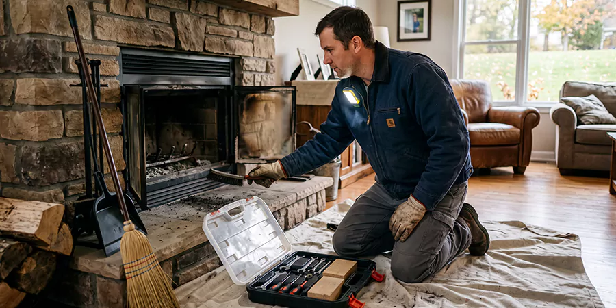 Wood Fireplace Repair in Perth Amboy